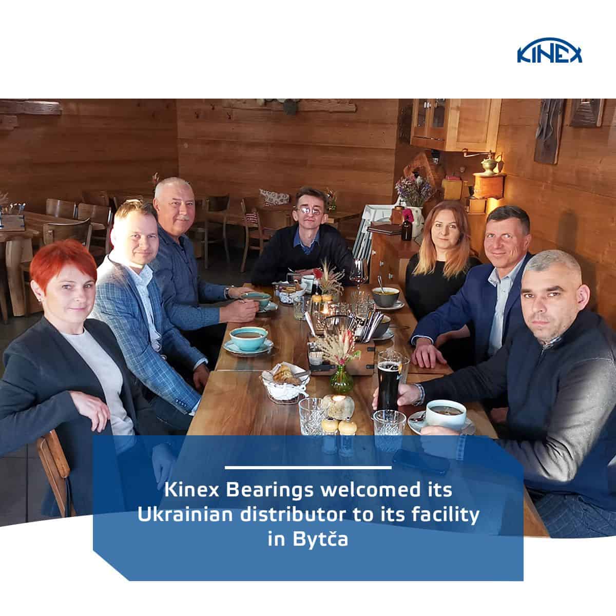 Kinex Bearings welcomed its Ukrainian distributor to its facility in Bytča