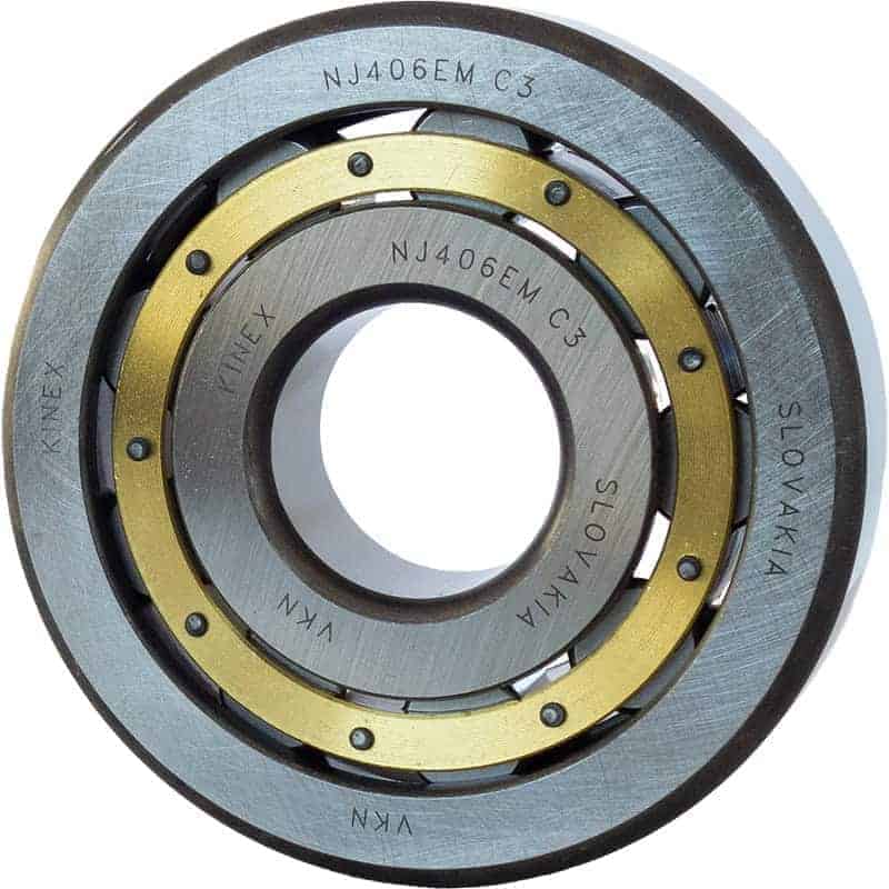 top Single Row Cylindrical Roller Bearing NJ406EM C3 top view