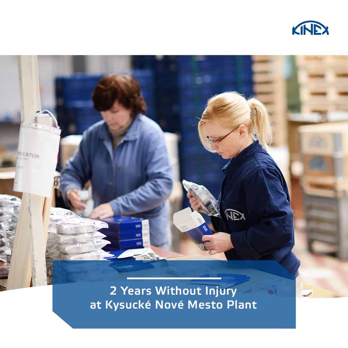 2 Years Without Injury at Kysucké Nové Mesto Plant