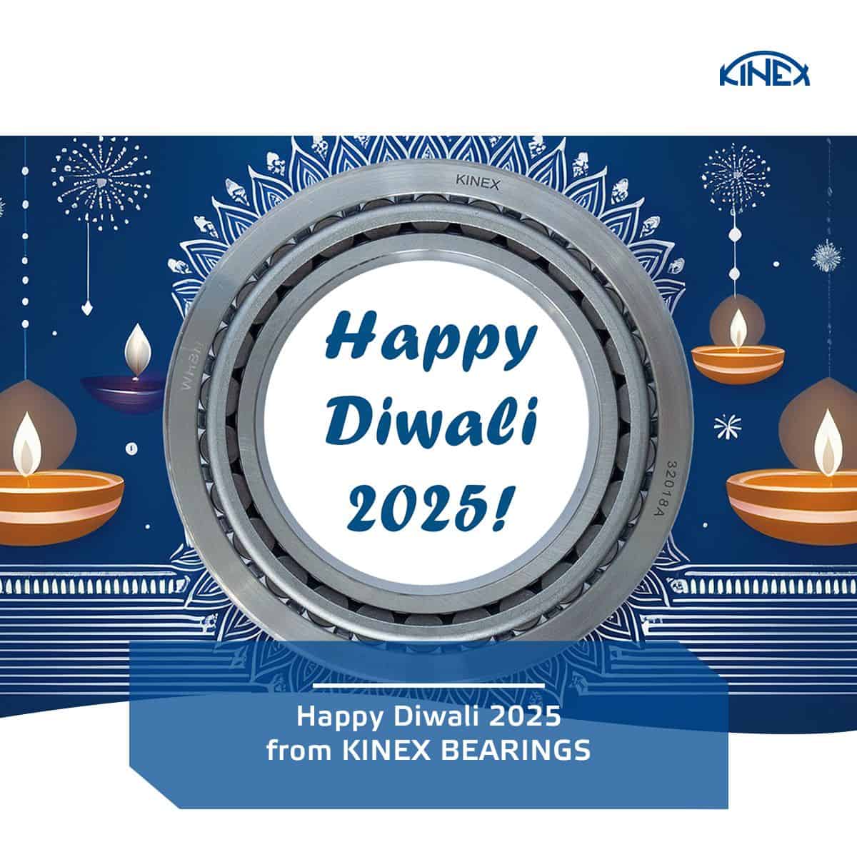 Happy Diwali 2025 from KINEX BEARINGS