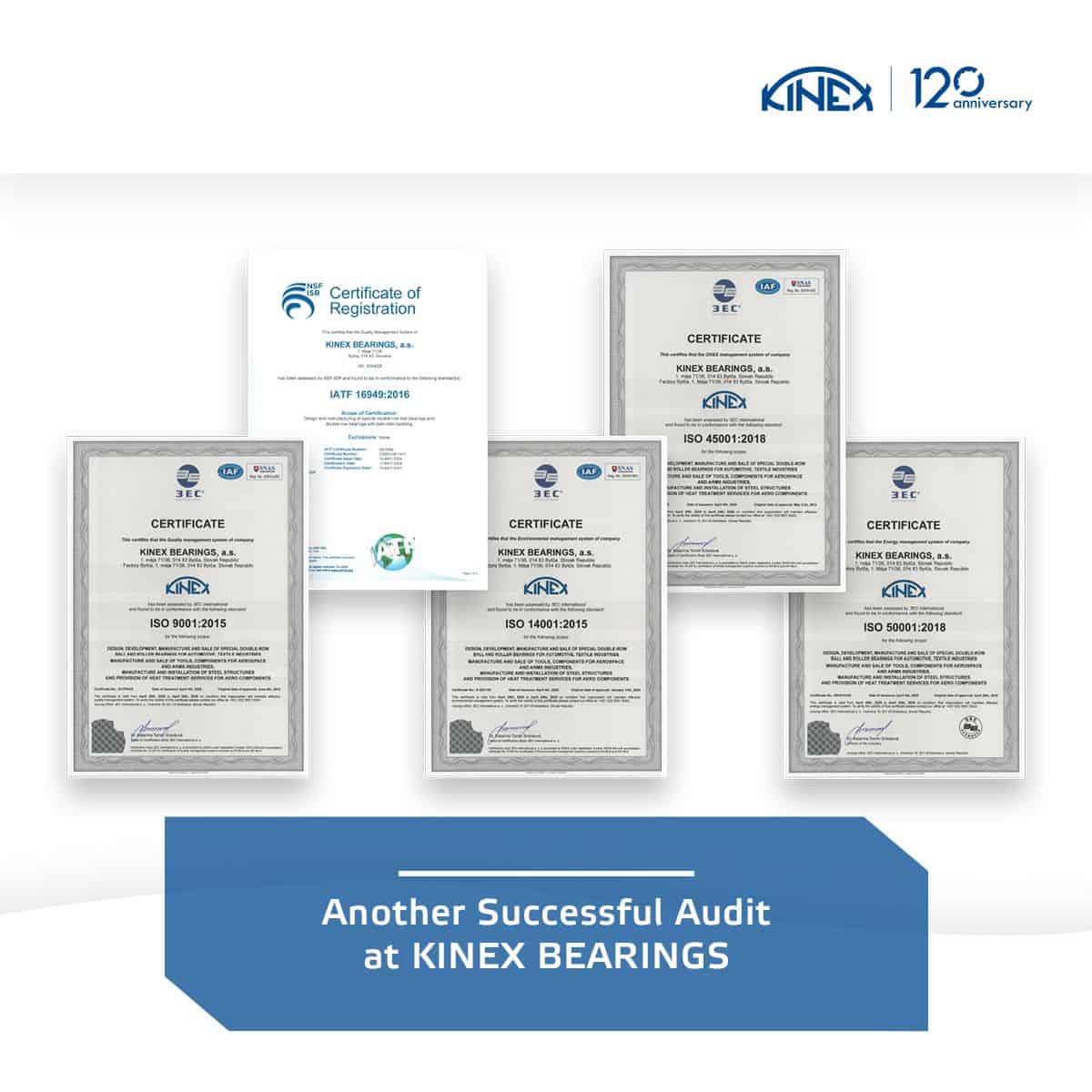 Another Successful Audit at KINEX BEARINGS